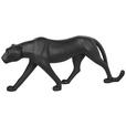 DEKOPANTHER - Schwarz, LIFESTYLE, Kunststoff (79,5/17,5/32cm) - Ambia Home