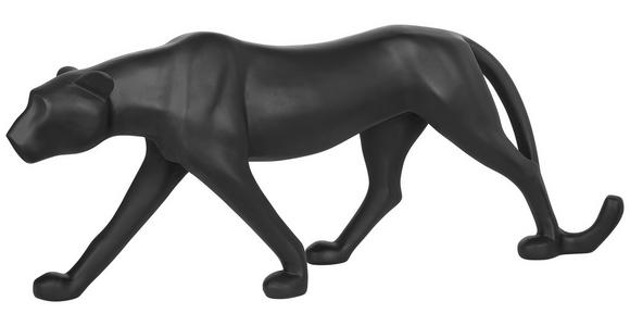 DEKOPANTHER - Schwarz, LIFESTYLE, Kunststoff (79,5/17,5/32cm) - Ambia Home