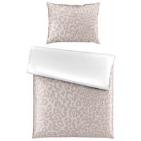 OBOJESTRANSKA POSTELJNINA AZURA 140/200 cm saten naravne barve  - naravne barve, Konvencionalno, tekstil (140/200cm) - Esposa