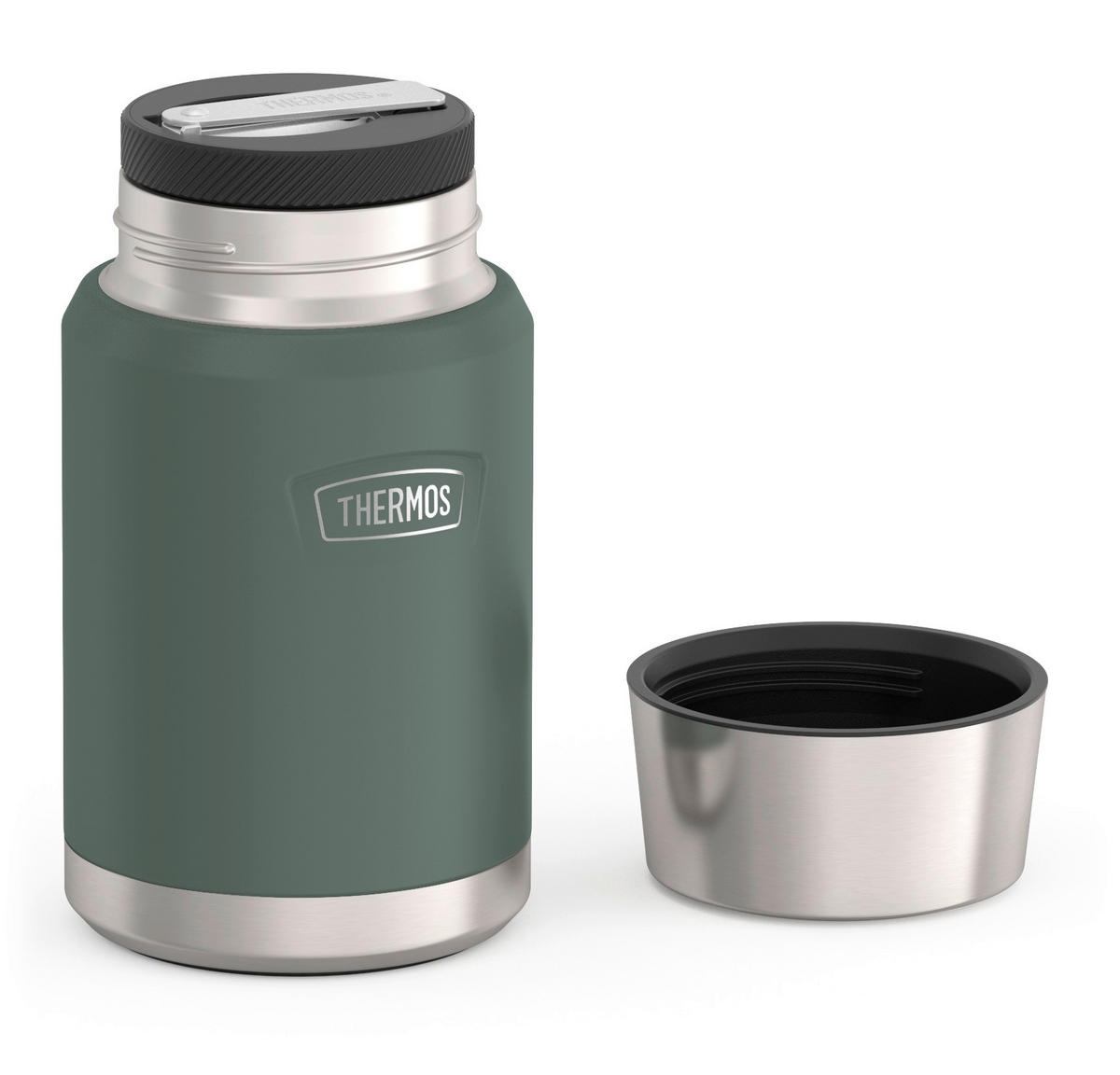 ISOLIERSPEISEGEFÄSS ICON 0,71 L  - Dunkelgrün, Basics, Metall (0,71l) - Thermos