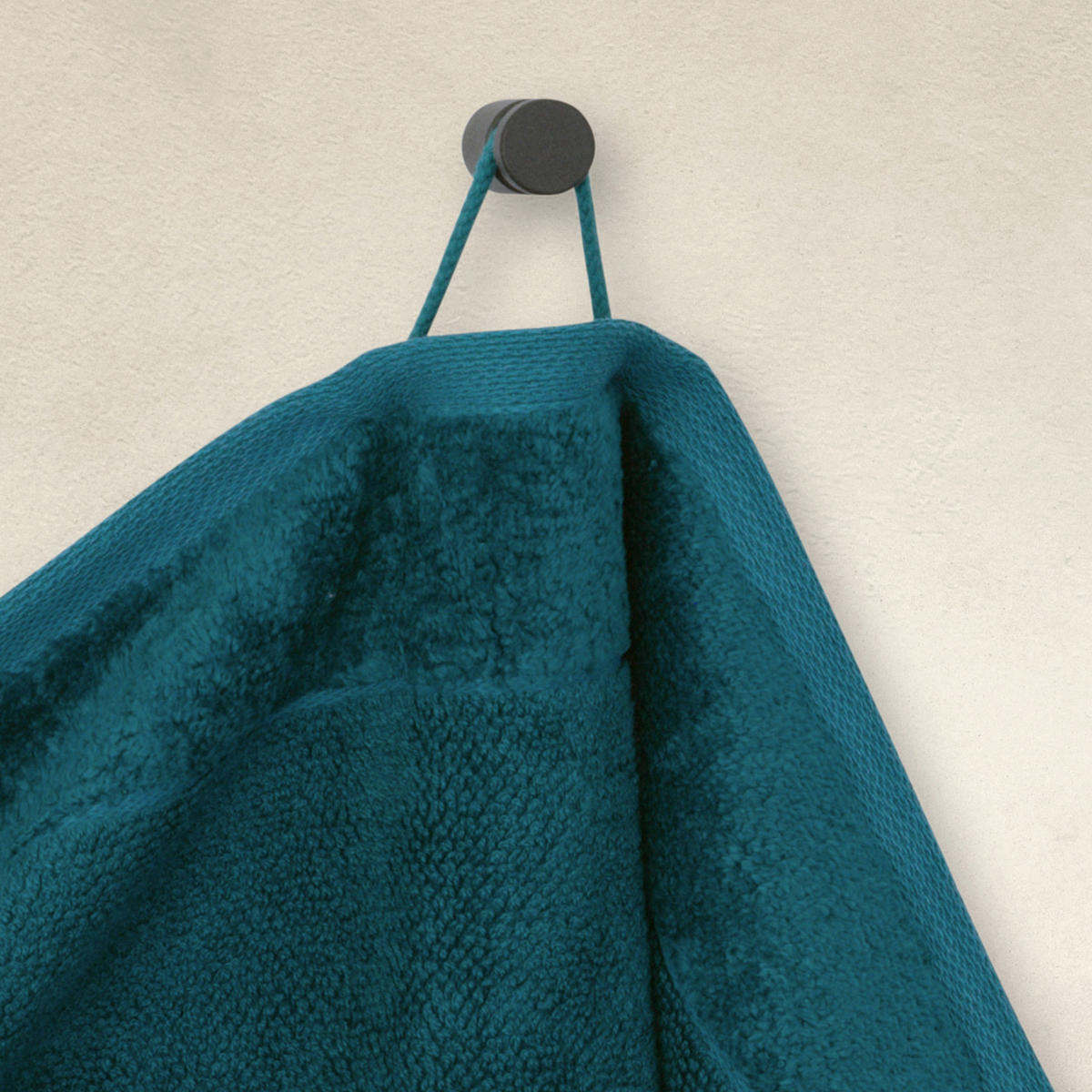 DUSCHTUCH BAMBOO LUXE 80/150 cm  - Türkis, Basics, Textil (80/150cm) - Moeve