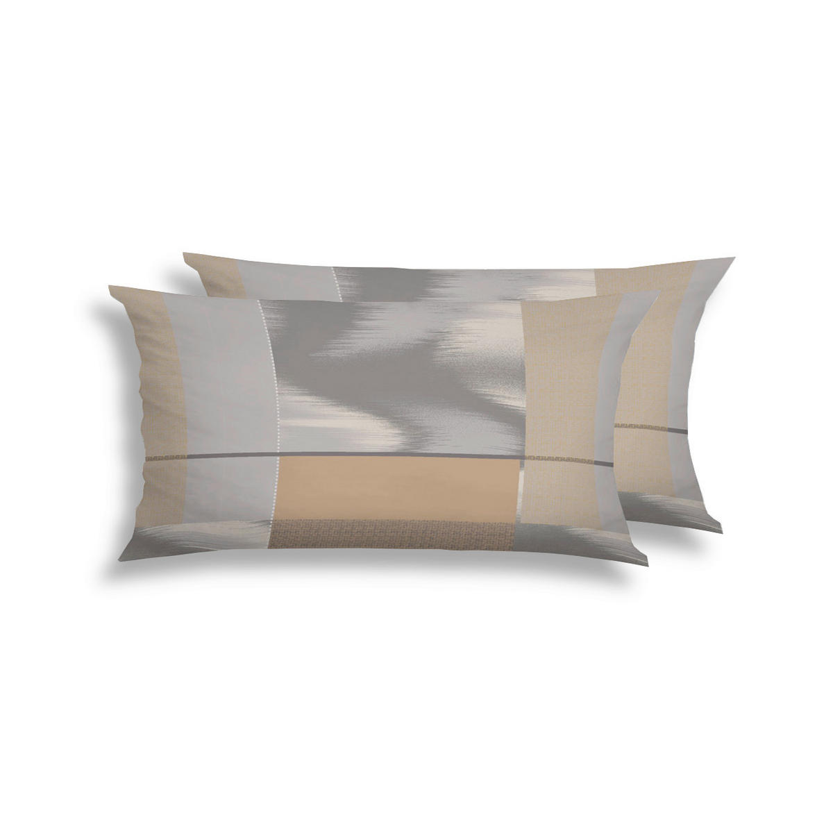 KOPFPOLSTERBEZUG 40/80 cm  - Beige, Design, Textil (40/80cm) - Florella