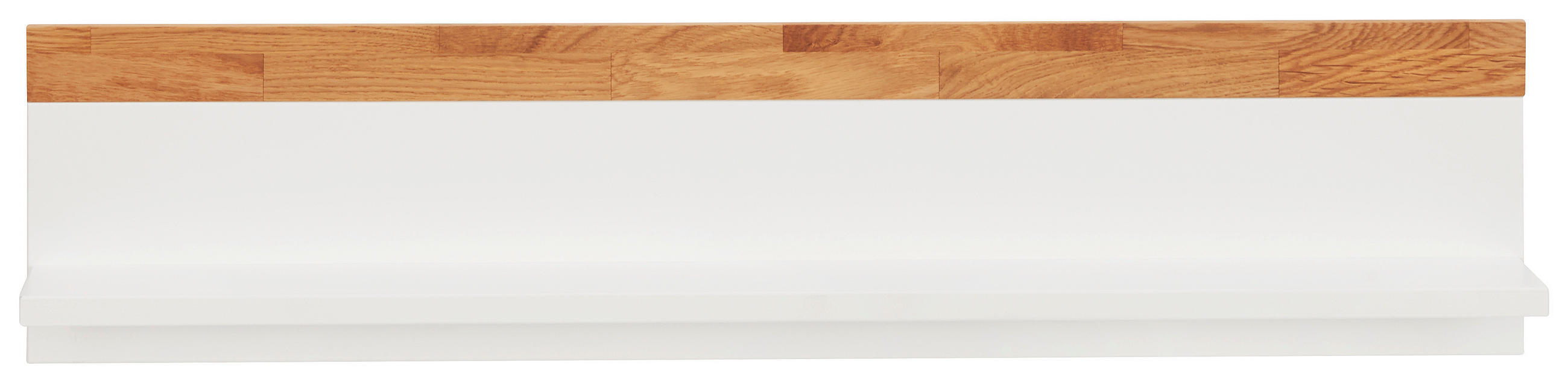 WANDBOARD in 90/20/17 cm Weiß, Eichefarben  - Eichefarben/Weiß, Design, Holz/Holzwerkstoff (90/20/17cm) - Jimmylee