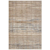 FLACHWEBETEPPICH 160/235 cm Terrain Blau, Creme  - Blau/Creme, Basics, Kunststoff/Textil (160/235cm)