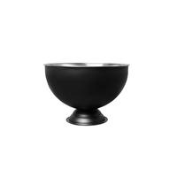 CHAMPAGNERKÜHLER - Edelstahlfarben/Schwarz, Basics, Metall (37,5/24cm) - Novel
