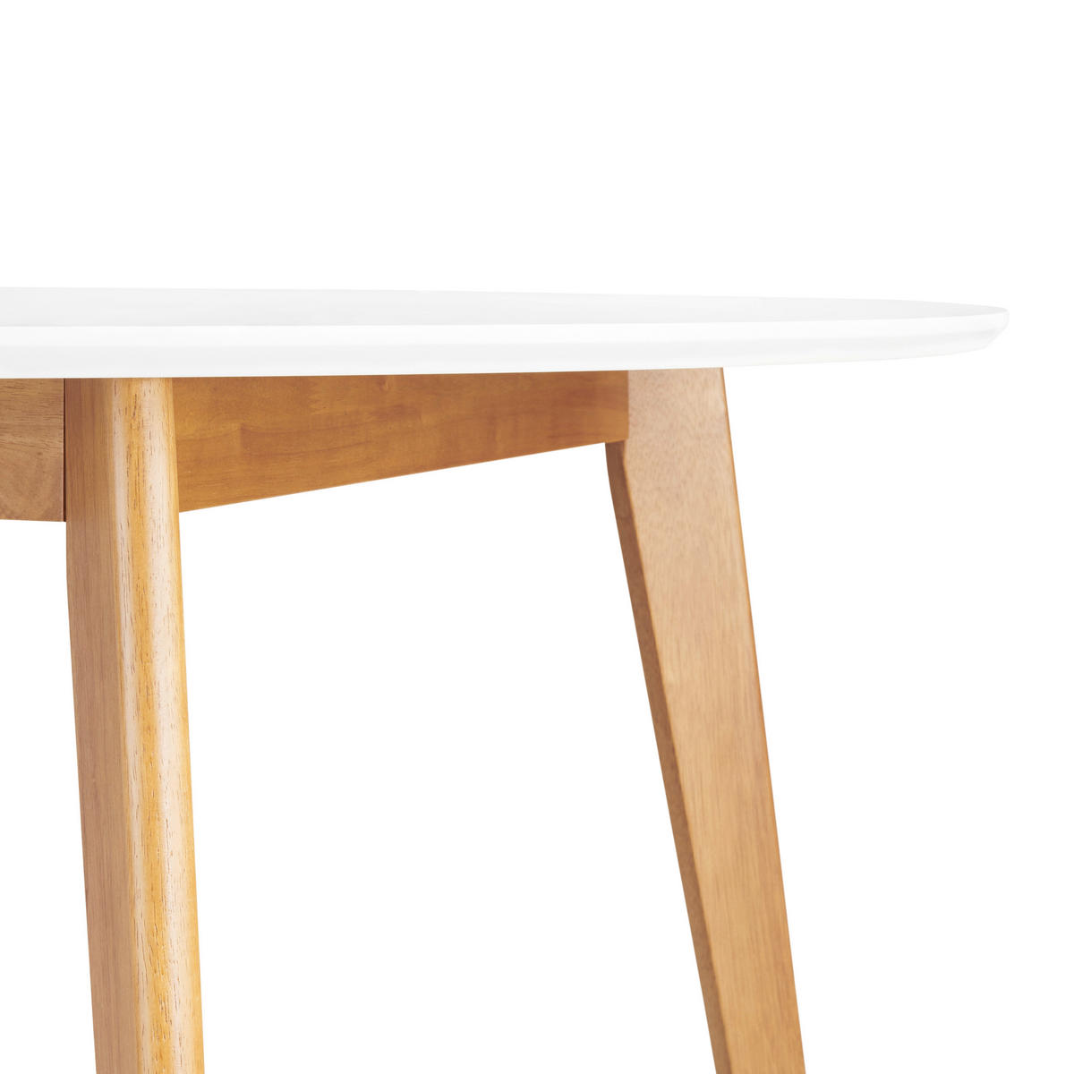 ESSTISCH in Holz 120/120/76 cm  - Eichefarben/Weiß, Design, Holz (120/120/76cm) - Livetastic