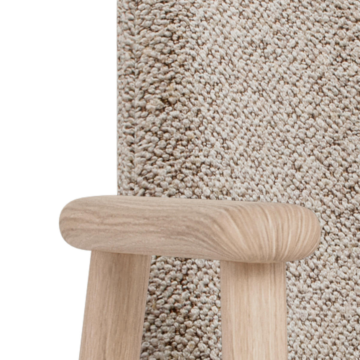 STOL MED ARMSTÖD   flatväv  - beige, Modern, metall/textil (55,5/80,5/57cm) - MID.YOU