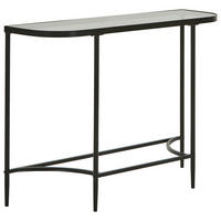 KONSOLENTISCH Schwarz  - Schwarz, Design, Glas/Metall (110/35/80cm) - Xora