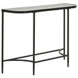 KONSOLENTISCH Schwarz  - Schwarz, Design, Glas/Metall (110/35/80cm) - Xora