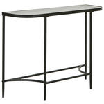 KONSOLENTISCH Schwarz  - Schwarz, Design, Glas/Metall (110/35/80cm) - Xora