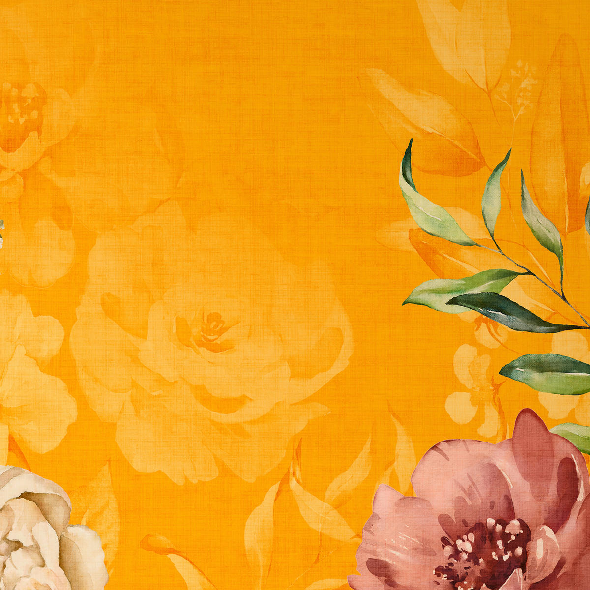 BETTWÄSCHE Mavie Satin 140/200 cm  - Gelb, KONVENTIONELL, Textil (140/200cm) - Esposa