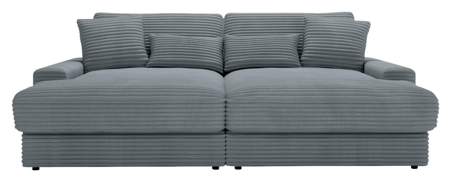 Carryhome Bigsofa Grau 230x80x190 cm
