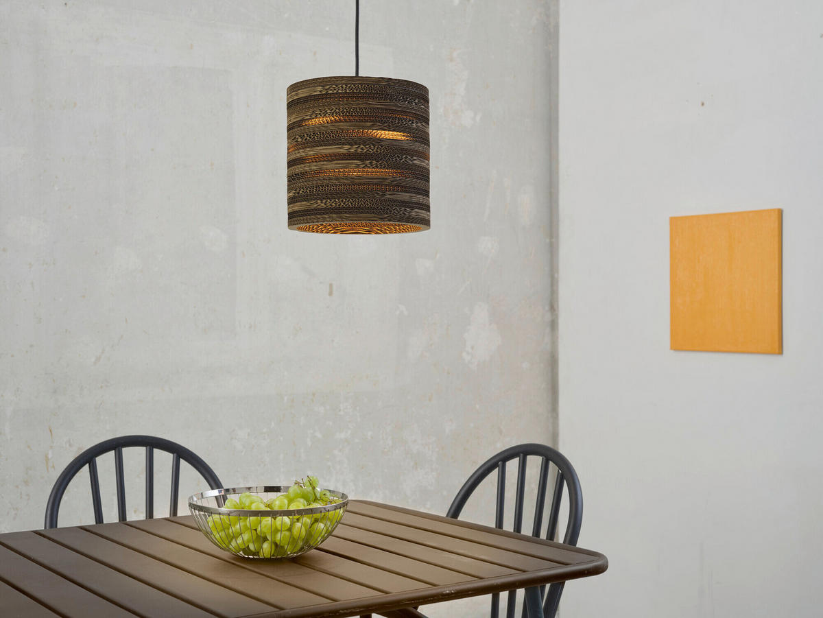 HÄNGELEUCHTE 25/130 cm  - Braun, Natur, Karton/Metall (25/130cm) - Osram