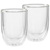 LATTE-MACCHIATO-GLAS 250 ml 2-teilig  - Klar, Design, Glas (250ml) - Novel