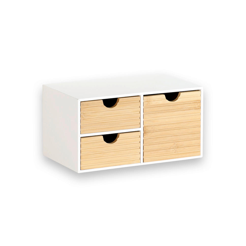 TISCHORGANIZER     - Naturfarben/Weiß, Basics, Naturmaterialien/Holzwerkstoff (27/16/14cm) - Kesper