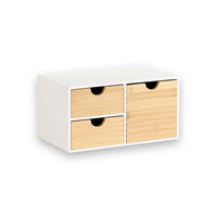 TISCHORGANIZER     - Naturfarben/Weiß, Basics, Naturmaterialien/Holzwerkstoff (27/16/14cm) - Kesper