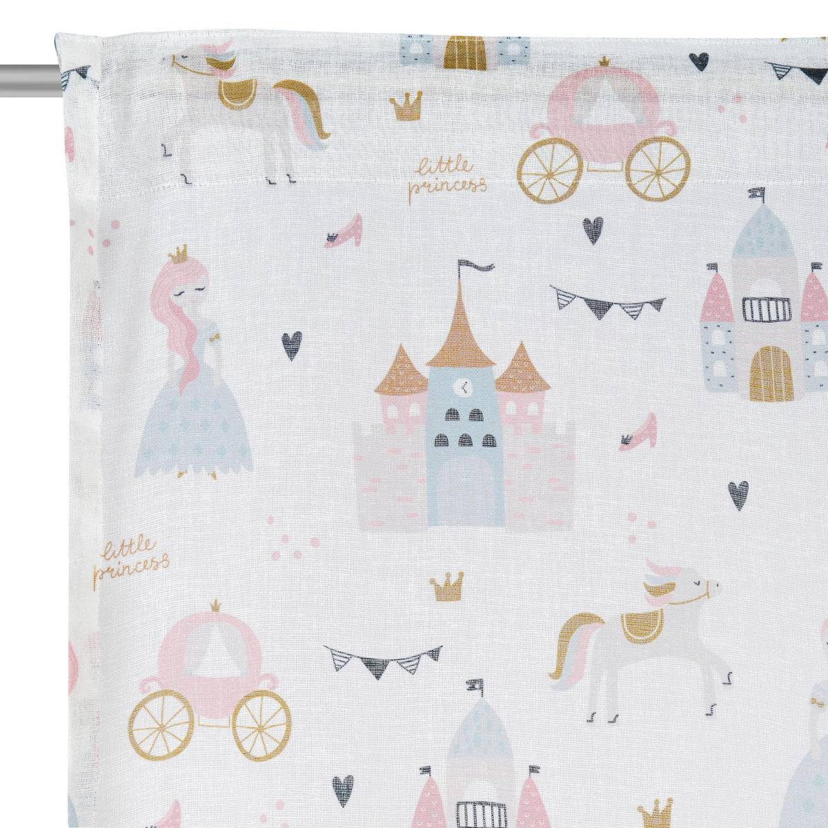KINDERVORHANG transparent   - Multicolor, MODERN, Textil (140/245cm) - Ben'n'jen