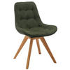 CHAISE  in Flachgewebe  - Olivgrün, Konventionell, Holz/Textil (56/84/63cm) - Carryhome