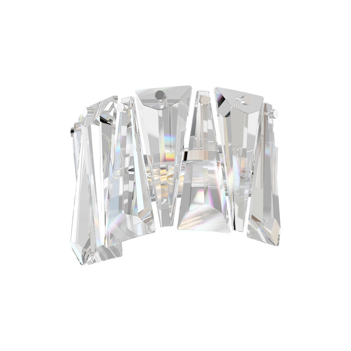 WANDLEUCHTE - Chromfarben, Trend, Metall (15.3/16/25.6cm) - MAYTONI