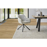 ARMLEHNSTUHL  in Eisen Webstoff  - Schwarz/Braun, MODERN, Textil/Metall (63/83/60cm) - MID.YOU