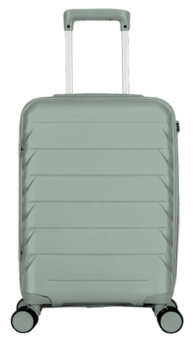 REISEKOFFER Grün  - Grün, Design, Kunststoff/Textil (52,5/35/21cm) - Novel