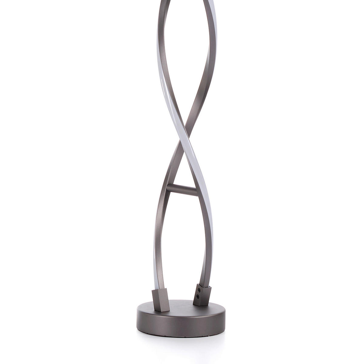 LED-STEHLEUCHTE 5097 DNA 15/15/150 cm   - Titanfarben/Schwarz, Design, Kunststoff/Metall (15/15/150cm)
