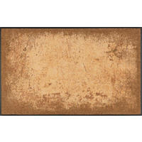 COVOR DE BUCĂTĂRIE 75/120 cm  - galben închis/maro deschis, Konventionell, plastic/textil (75/120cm) - wash+dry