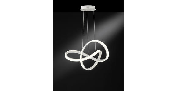 LED-HÄNGELEUCHTE 59/29 cm - Weiß, Design, Kunststoff/Metall (59/29cm) - Ambiente