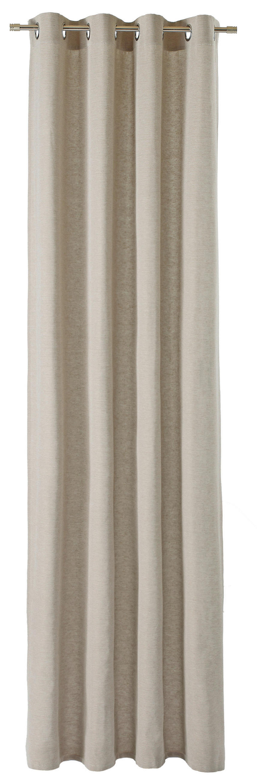 ÖSENSCHAL E-NEEDLESTRIPE blickdicht 140/250 cm   - Taupe/Greige, KONVENTIONELL, Textil (140/250cm) - Esprit