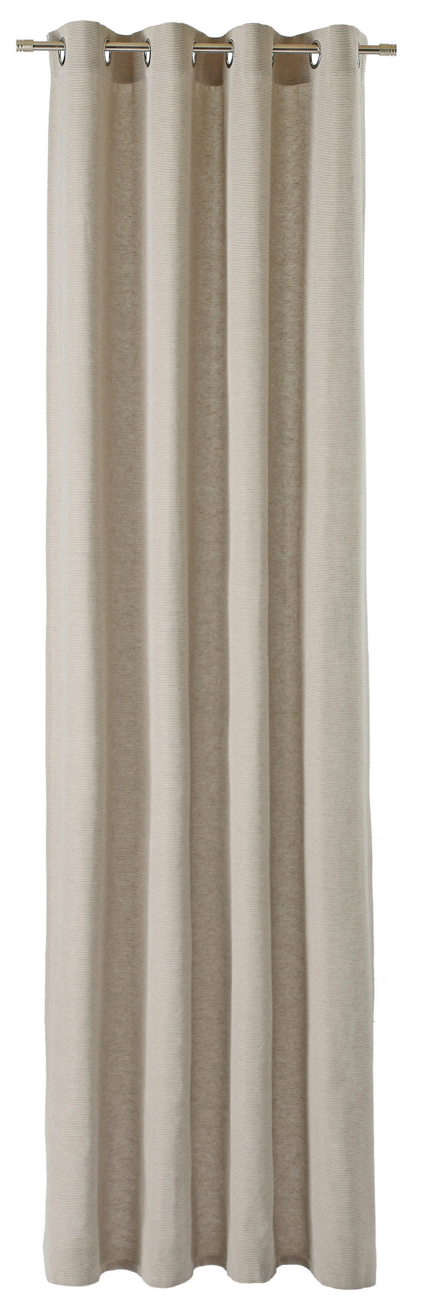 Esprit Ösenschal Needlestripe Taupe, Greige 140x250 cm