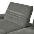 ECKSOFA  in Teddystoff Grau  170-195/280 cm  - Schwarz/Braun, Design, Textil/Metall (170-195/280cm) - Dieter Knoll
