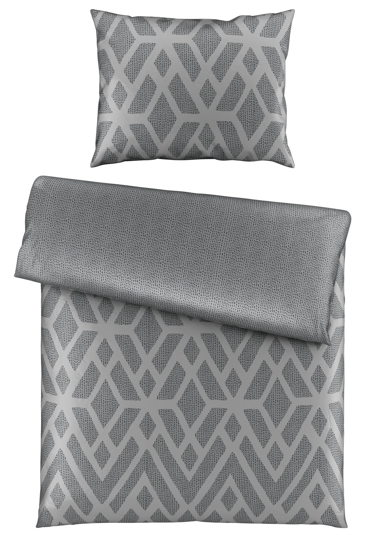 POSTELJINA SA DVA LICA SALVADOR 135/200 cm antracit  - antracit, Dizajnerski, tekstil (135/200cm) - Dieter Knoll