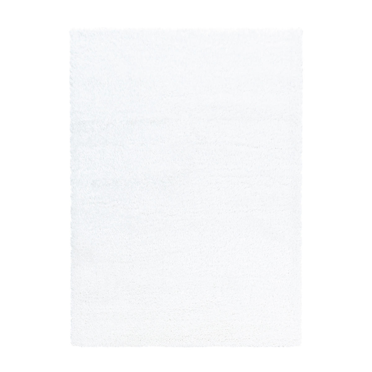 KOBEREC S VYSOKÝM VLASEM, 120/170 cm, bílá - bílá, Basics, textil (120/170cm) - Novel