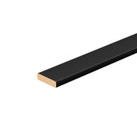 RAUMTEILER - Schwarz, Basics, Holzwerkstoff (8,8/267/2,2cm)