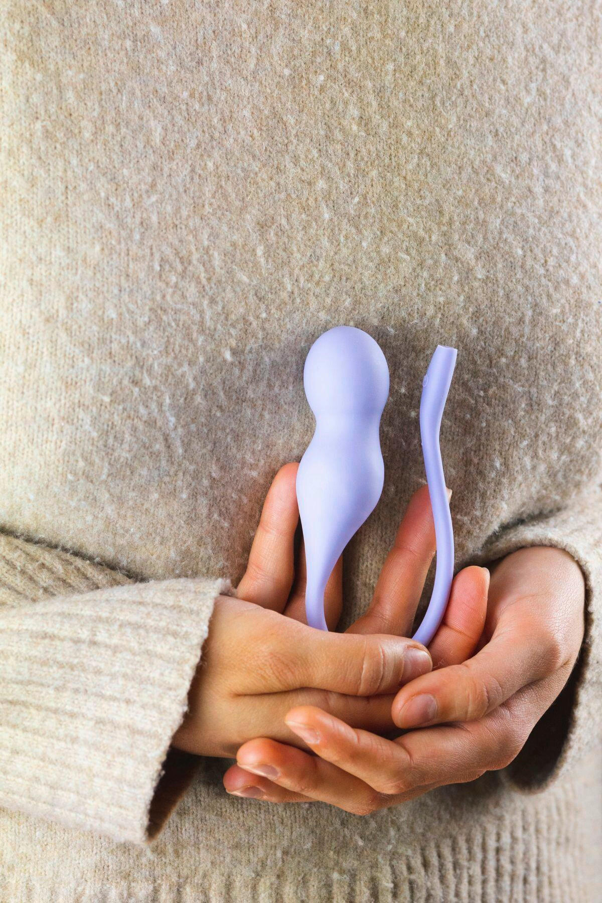 BECKENBODENTRAINER  - Violett, Basics, Kunststoff (4,6/17/4,6cm)