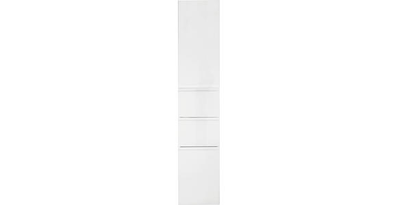 HOCHSCHRANK 35/175/37 cm  - Weiß, Design, Holzwerkstoff (35/175/37cm) - Novel