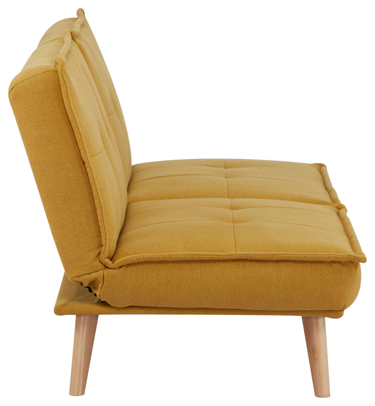 SCHLAFSOFA in Webstoff Gelb  - Gelb/Naturfarben, Design, Holz/Textil (99/84/83cm) - MID.YOU