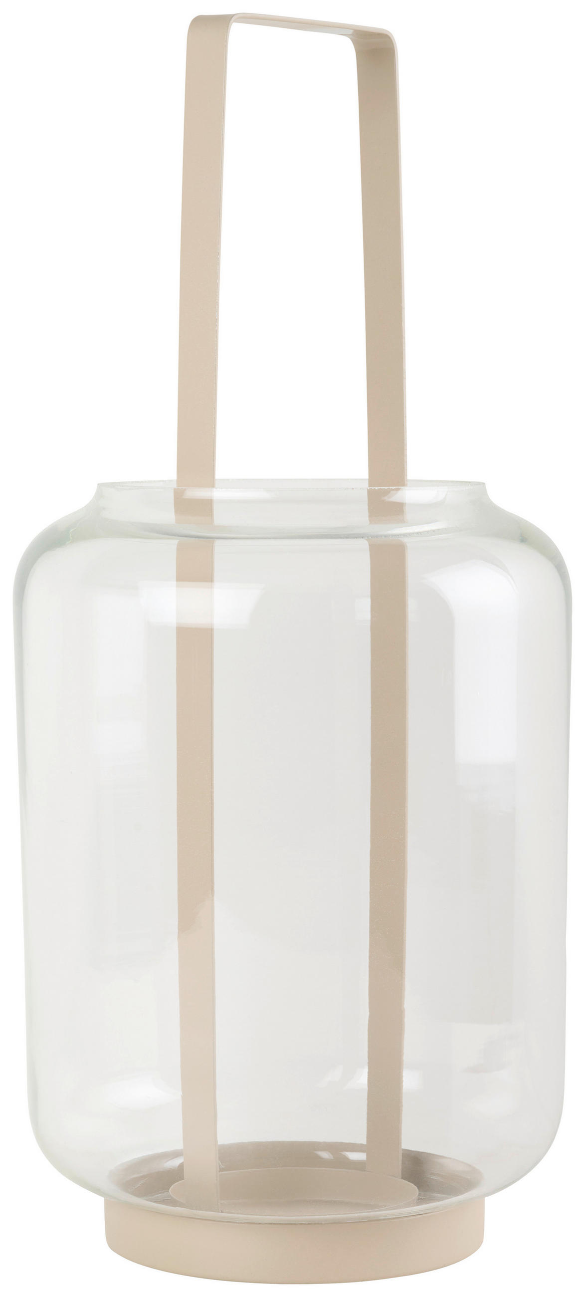 LUCERNA kov, sklo - šedá, Trend, kov/sklo (17/36,5cm) - Ambia Home