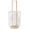 LATERNE - Grau, Trend, Glas/Metall (17/36,5cm) - Ambia Home