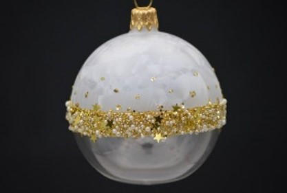 CHRISTBAUMKUGEL 7 cm  - Dunkelrot, Basics, Glas/Metall (7cm) - X-Mas