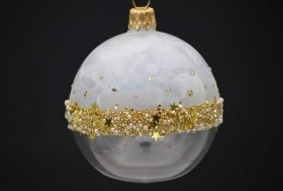 CHRISTBAUMKUGEL 7 cm  - Dunkelrot, Basics, Glas/Metall (7cm) - X-Mas