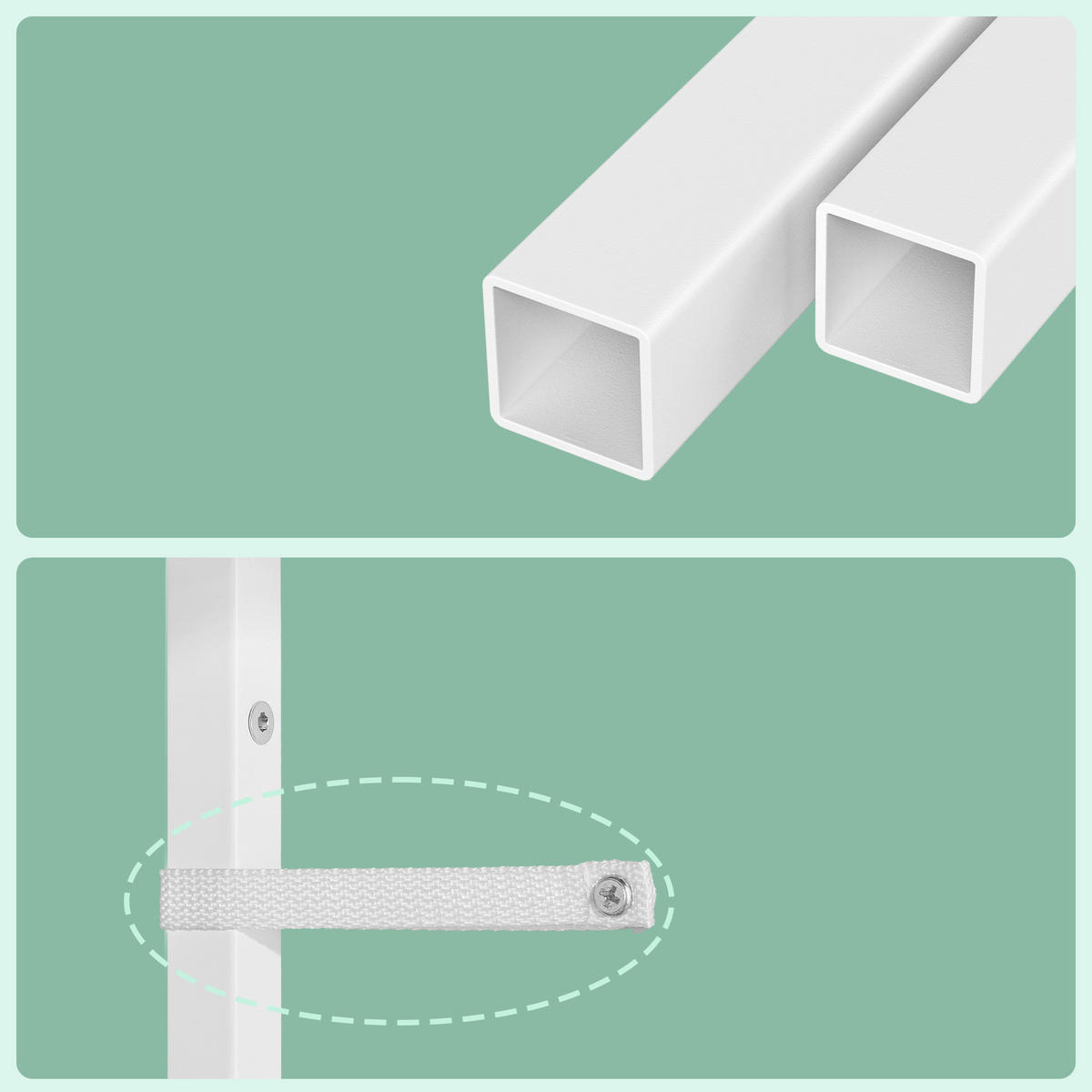 NACHTSCHRANK 39,6/60,4/30 cm  - Weiß, Trend, Holzwerkstoff/Kunststoff (39,6/60,4/30cm) - Boxxx