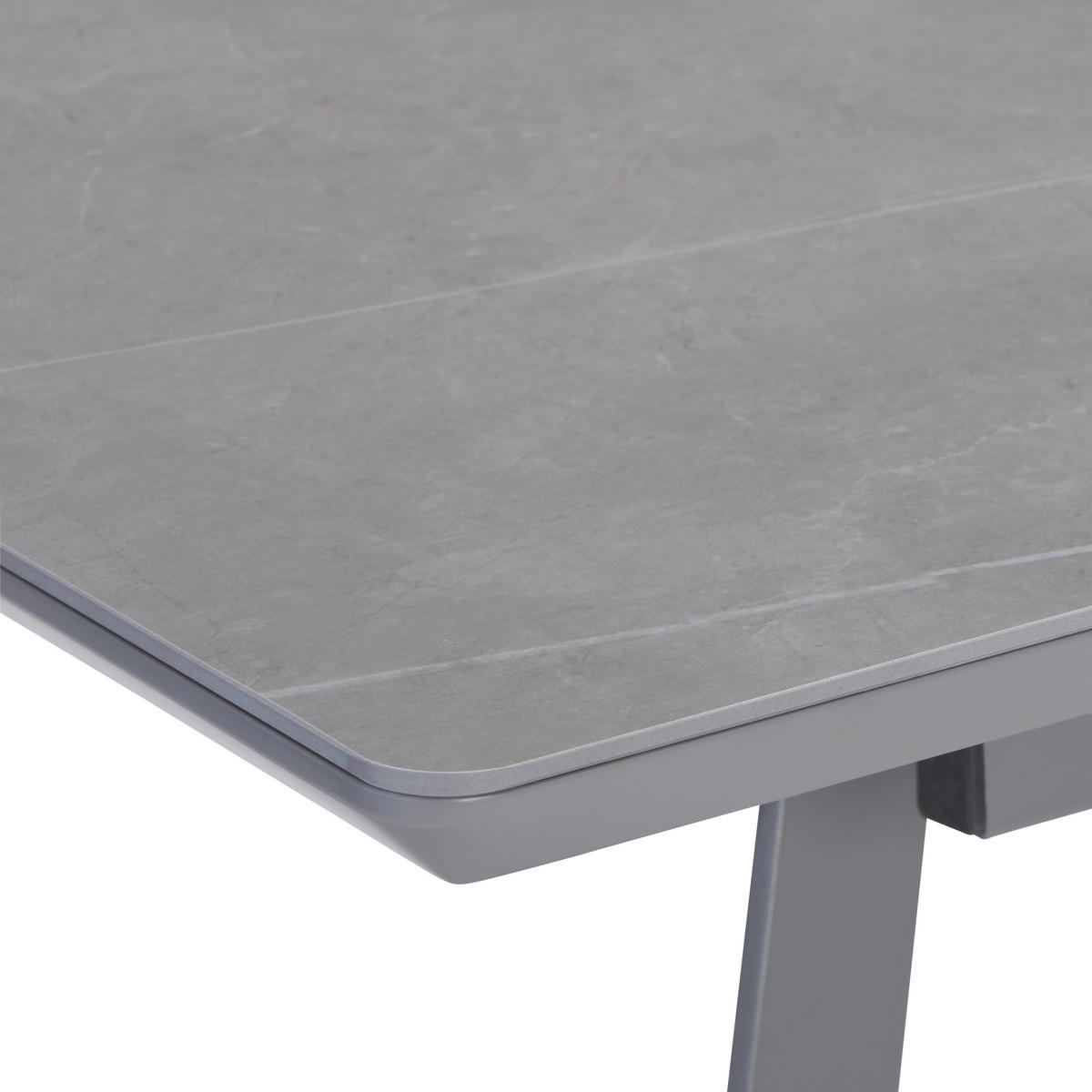 ESSTISCH Grau rechteckig  ausziehbar  - Grau, MODERN, Keramik/Holzwerkstoff (160-200/90/76cm) - MID.YOU