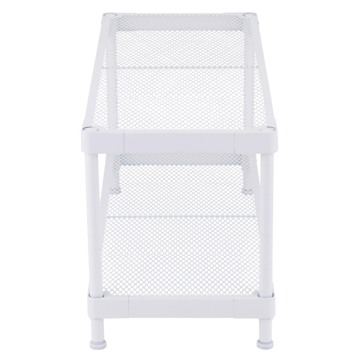 SCHUHREGAL Weiß  - Weiß, Design, Kunststoff/Metall (75/40/32cm) - MID.YOU