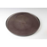 SERVÍROVACÍ PODNOS, sklo, 32 cm - černá, Design, sklo (32cm) - Novel