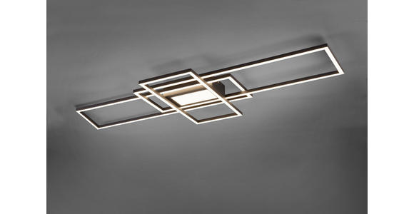 LED-DECKENLEUCHTE 105/42/6,5 cm - Anthrazit/Weiß, Trend, Kunststoff/Metall (105/42/6,5cm) - Novel
