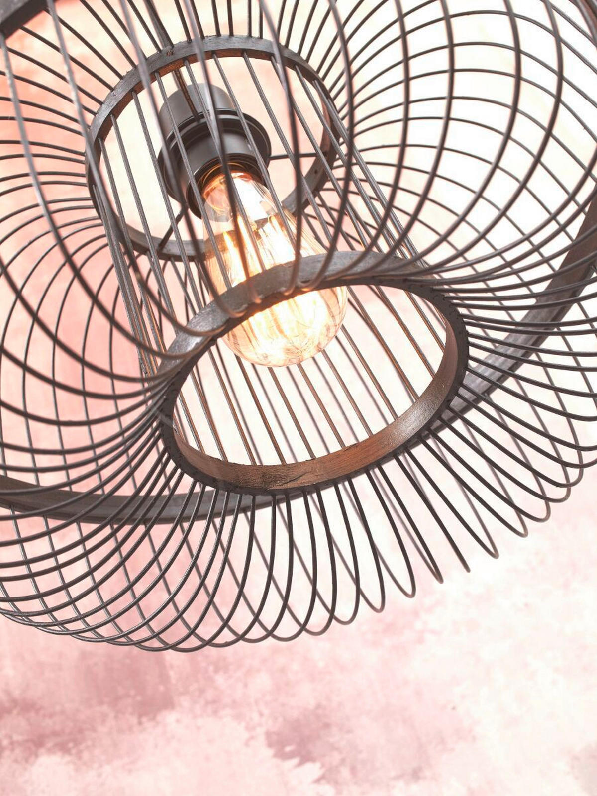 STOJACÍ LAMPA, 150/38/55 cm - černá, Trend (150/38/55cm) - Good & Mojo