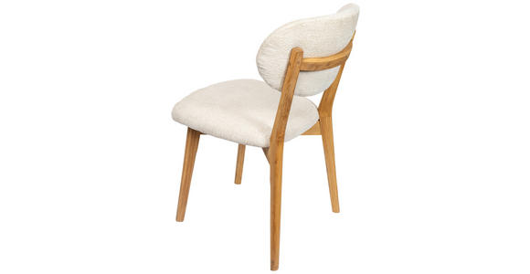 STUHL  Stoffauswahl Webstoff  - Eichefarben/Beige, MODERN, Holz/Textil (51/86/60cm) - Carryhome