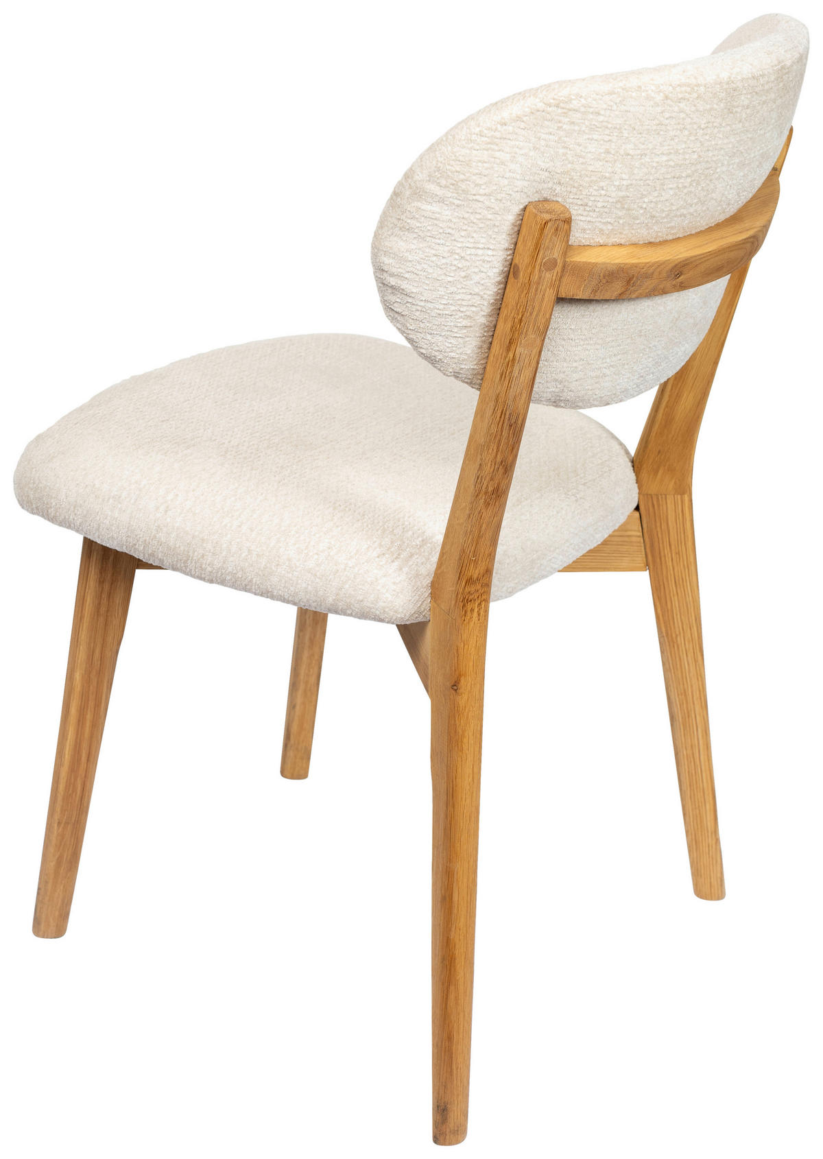STUHL  Stoffauswahl Webstoff  - Eichefarben/Beige, MODERN, Holz/Textil (51/86/60cm) - Carryhome