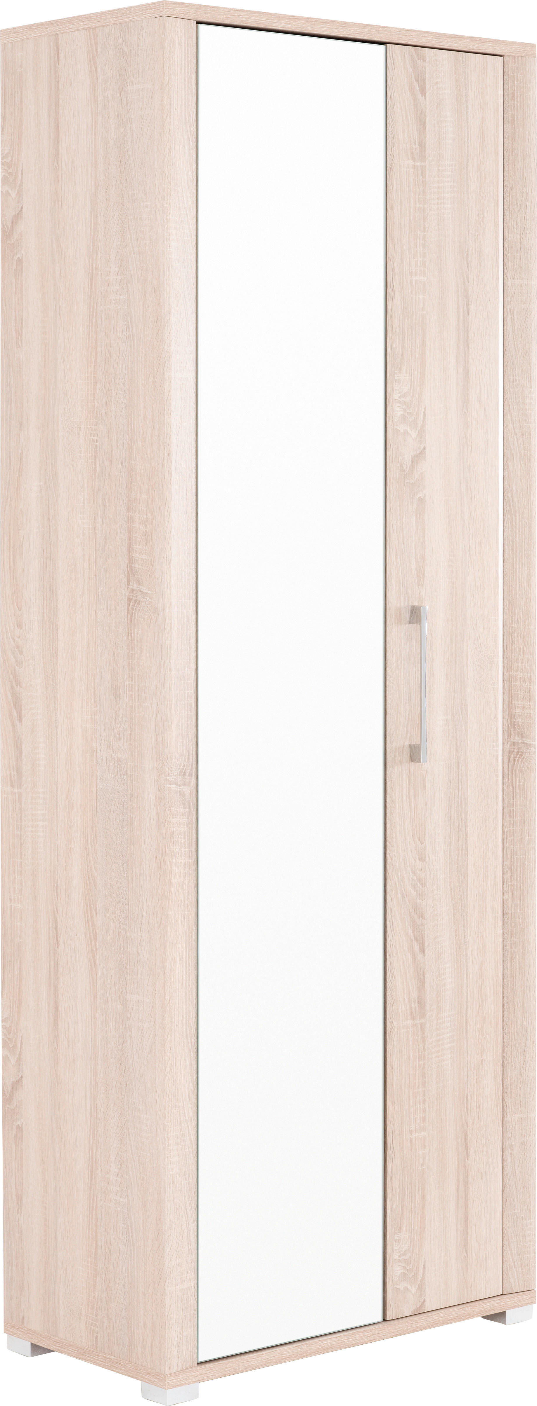 CANTUS Garderobenschrank mit Spiegel in Holzoptik